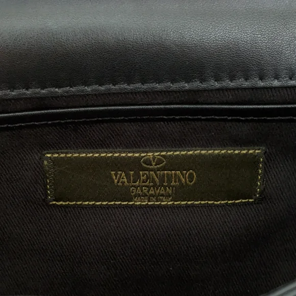 Valentino Garavani Nappa Crystal Camouflage Va Va Voom Shoulder Bag - Picture 9 of 14